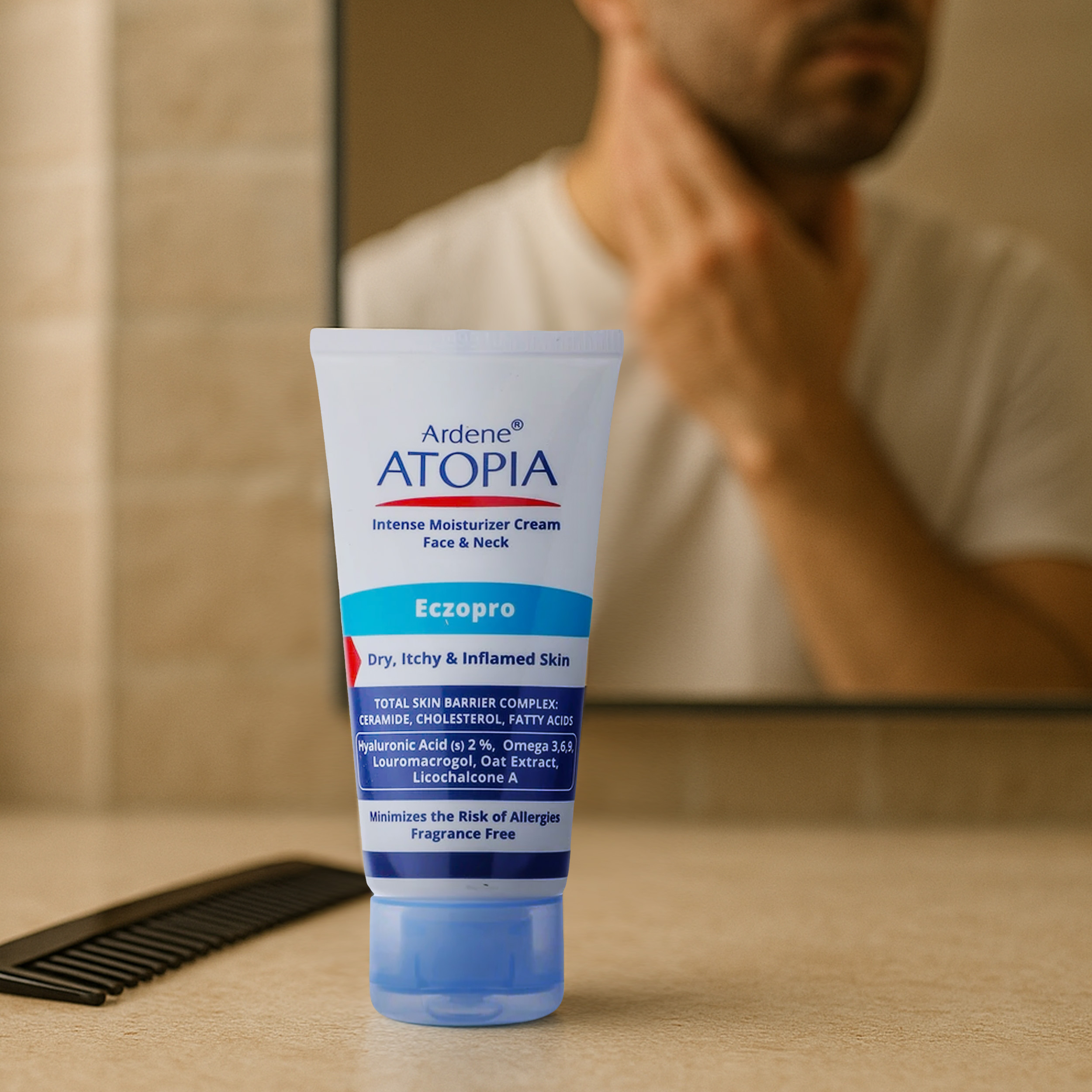کرم مرطوب‌کننده آردن آتوپیا مدل ECZOPRO حجم 50 میلی‌لیتر