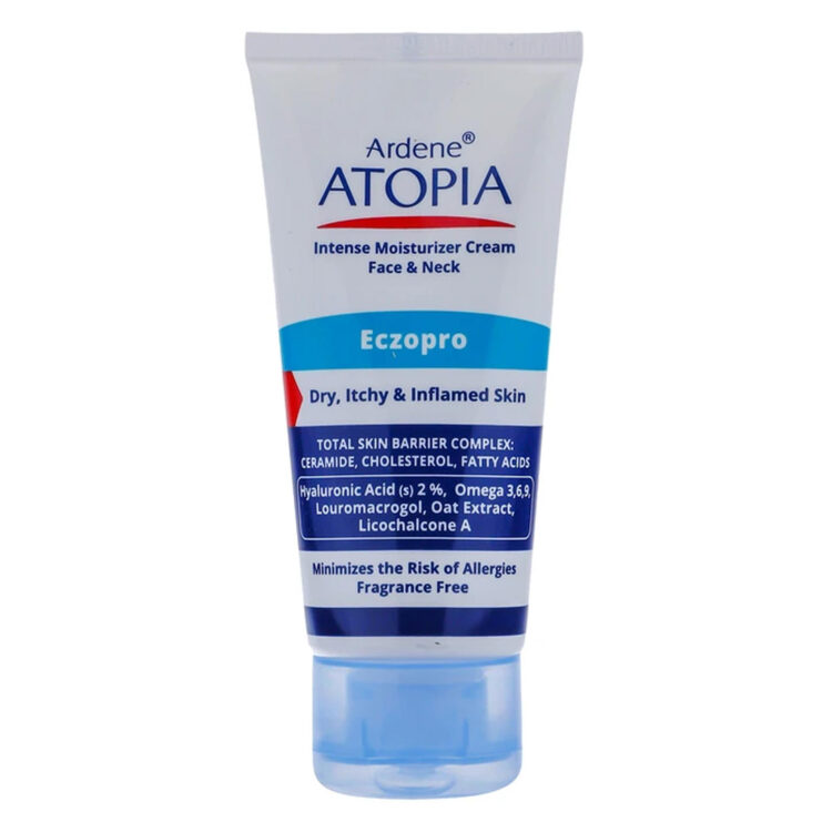 کرم کاسه ای مرطوب کننده و التیام بخش پوست های خشک بدن آردن آتوپیا مدل ECZOPRO حجم 50 میلی‌لیتر