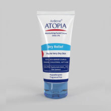 کرم مرطوب کننده صورت و گردن آردن آتوپیا مدل Dry Relief حجم 50 میلی‌لیتر
