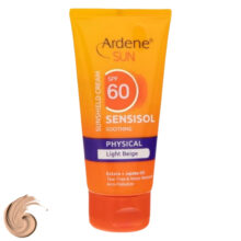 کرم ضد آفتاب آردن سان مدل Sensisol فیزیکال SPF60 بژ روشن حجم 50 میلی لیتر